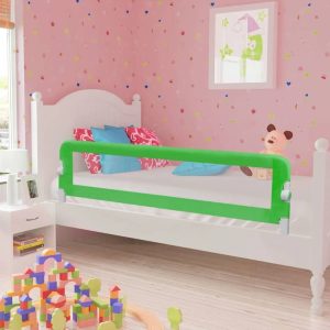 vidaXL Toddler Safety Bed Rail 150 x 42 cm Green