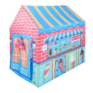 SOKA Ice Cream Parlour Playhouse for Kids Indoor Outdoor Foldable Play Tent