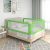 vidaXL Toddler Safety Bed Rail Green 150×25 cm Fabric