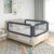 vidaXL Toddler Safety Bed Rail Dark Grey 190×25 cm Fabric