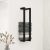 vidaXL Towel Rack Black 23x18x90 cm Solid Wood Pine