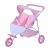 Olivia’s Little World Double Twin Baby Doll Pram Stroller Pink Stars OL-00012