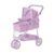 Olivia’s Little World 2 in 1 Baby Doll Stroller Pram Foldable Purple OL-00010