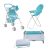Olivia’s Little World 3-in-1 Doll Stroller, Doll High Chair & Cot Set OL-00013
