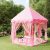 Princess Play Tent with 250 Balls Pink 133×140 cm