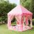 Princess Play Tent with 250 Balls Pink 133×140 cm